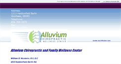 Desktop Screenshot of alluviumchiro.com